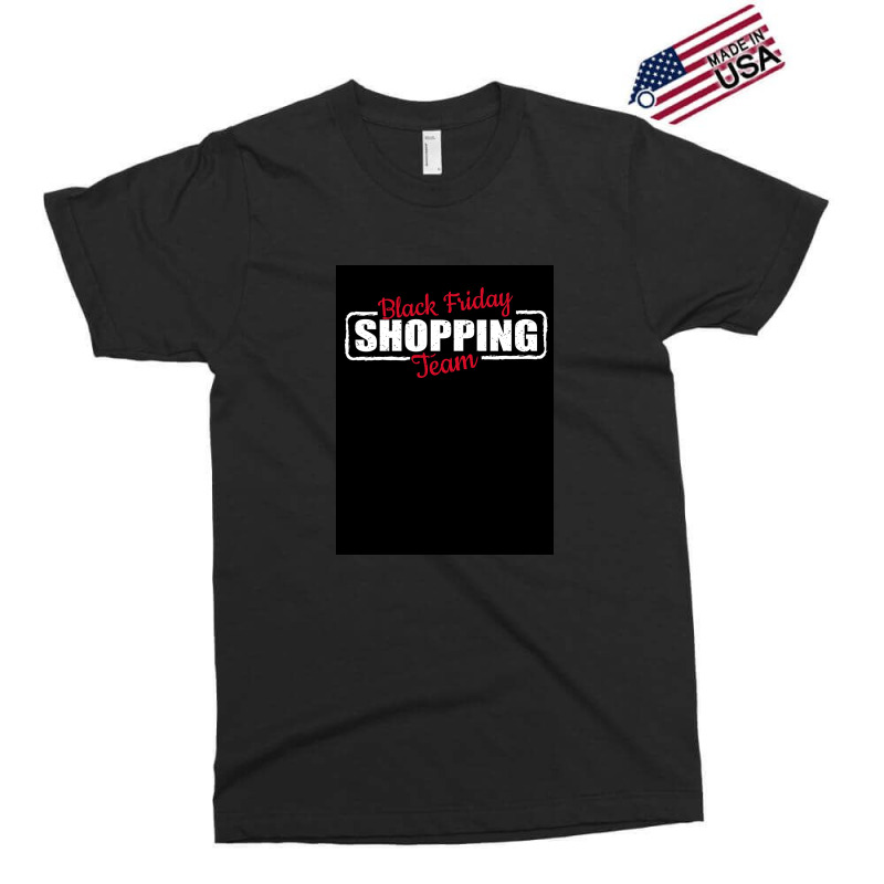 Black Friday Shopping Team   Red White Exclusive T-shirt by kalmasem | Artistshot