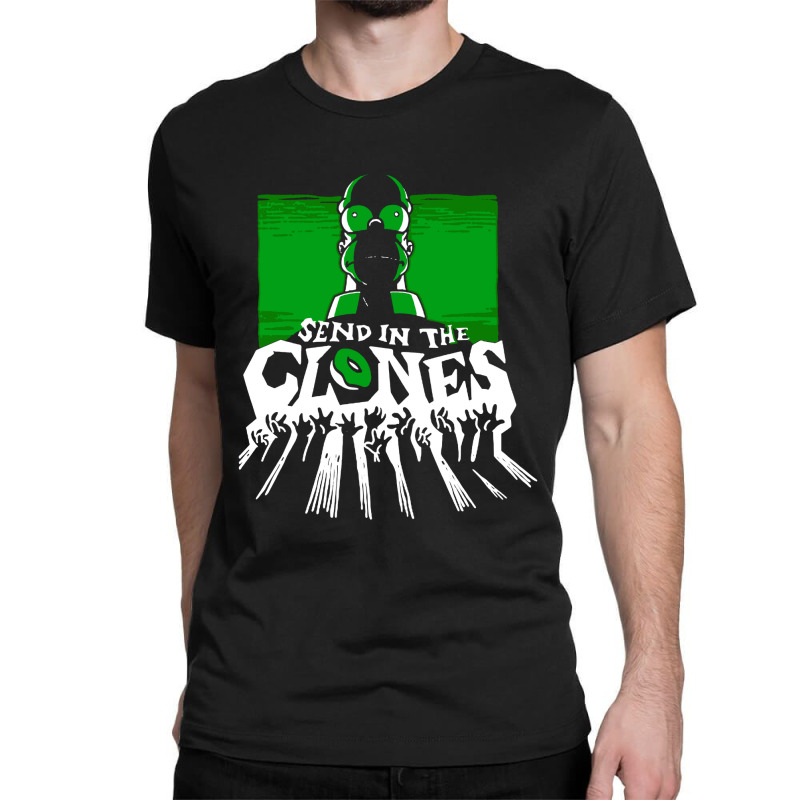 Send In The Clones The Simpsons Classic T-shirt by Klangenan | Artistshot