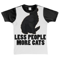 Less People More Black Cat Funny Pet Lover Men Dark Cat Graphic Youth T-shirt | Artistshot