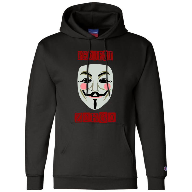 Project Zorgo Anonymous Mask Hacker Champion Hoodie | Artistshot