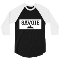 Savoie Montagne Rouge Blanc 3/4 Sleeve Shirt | Artistshot