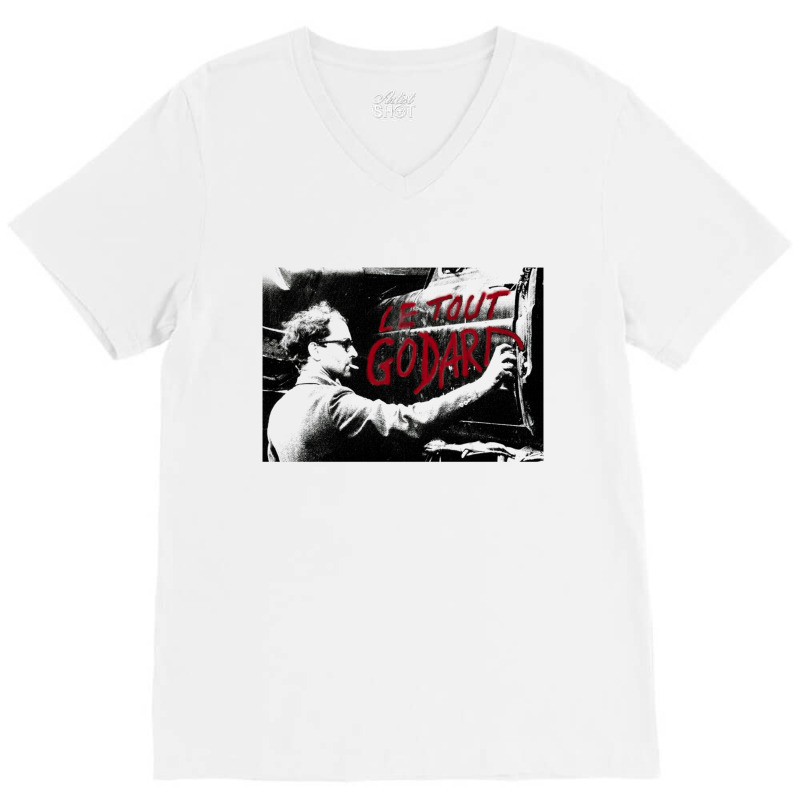 Jean Luc Godard Merch V-neck Tee | Artistshot