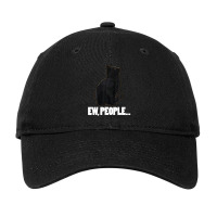 Ew People ... Black Cat Funny Pet Lover Men Dark Cat Adjustable Cap | Artistshot