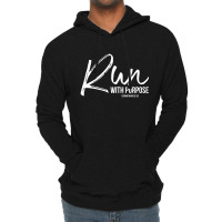 Run With Purpose Lightweight Hoodie | Artistshot