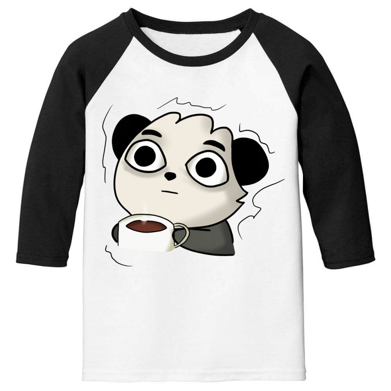 Cute Baby Panda Lovers Youth 3/4 Sleeve by helgasa | Artistshot