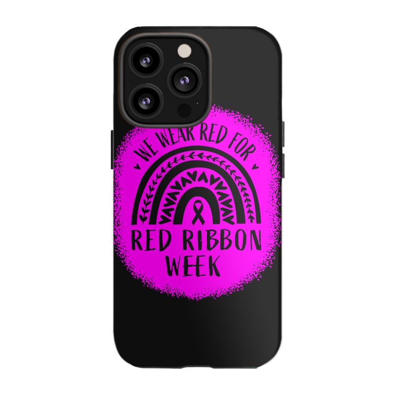 Red Ribbon Week Awareness Iphone 13 Pro Case | Artistshot