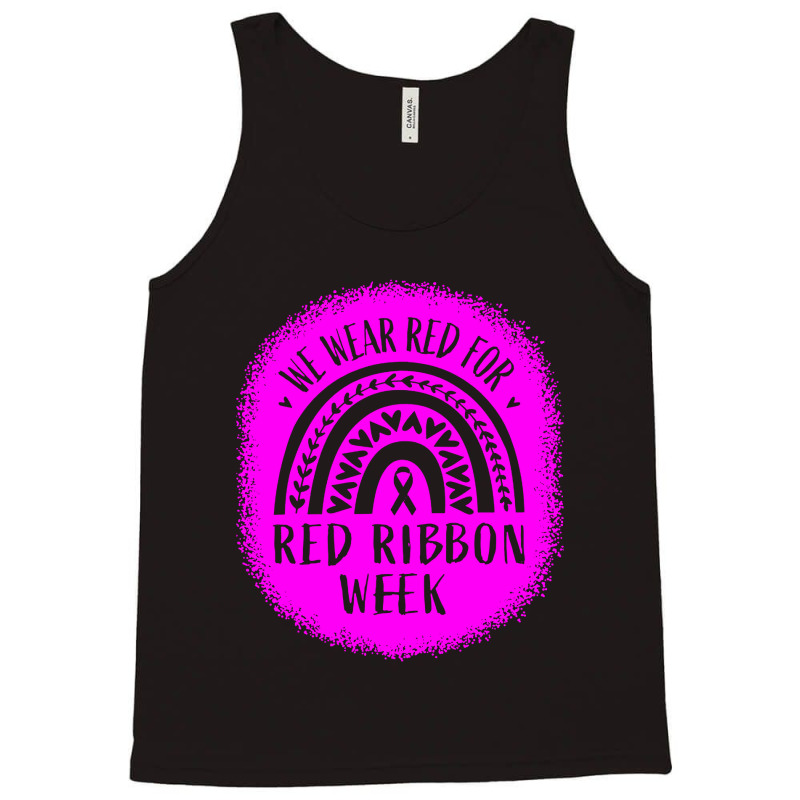 Red Ribbon Week Awareness Tank Top | Artistshot