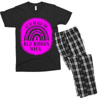 Red Ribbon Week Awareness Men's T-shirt Pajama Set | Artistshot