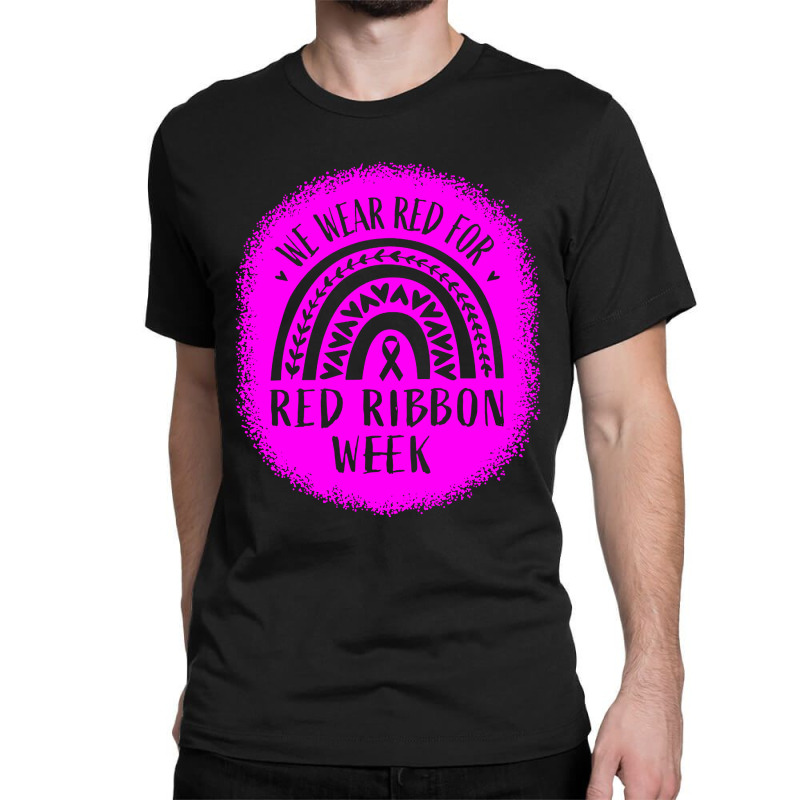 Red Ribbon Week Awareness Classic T-shirt | Artistshot