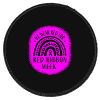 Red Ribbon Week Awareness Round Patch | Artistshot