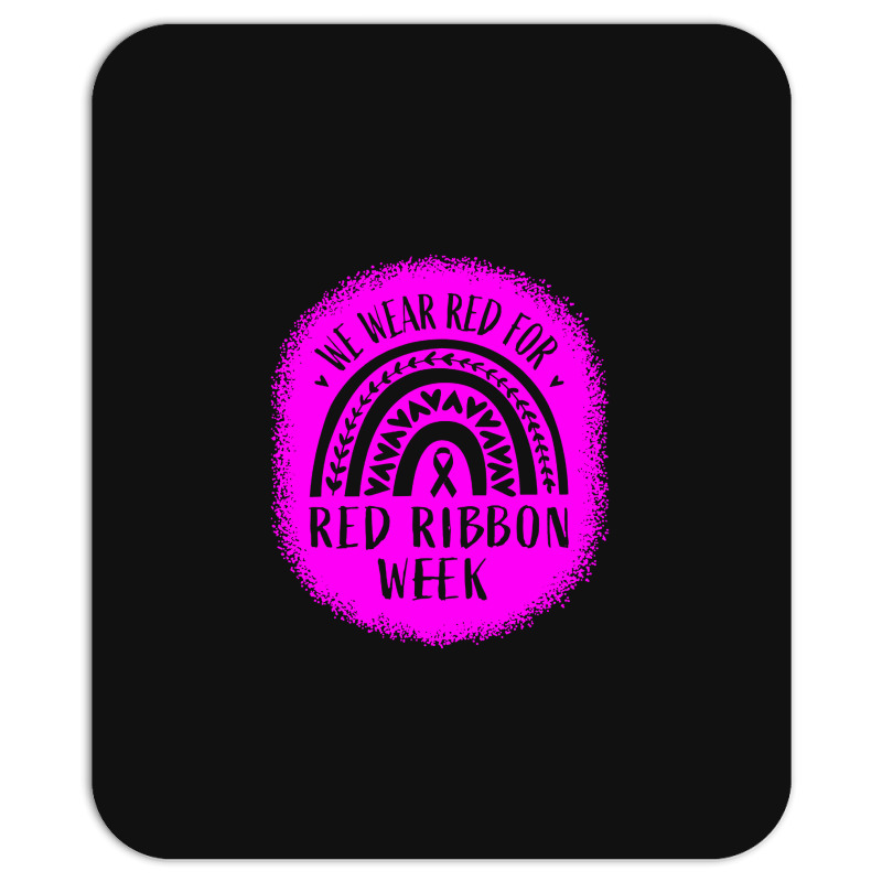 Red Ribbon Week Awareness Mousepad | Artistshot