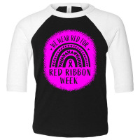 Red Ribbon Week Awareness Toddler 3/4 Sleeve Tee | Artistshot