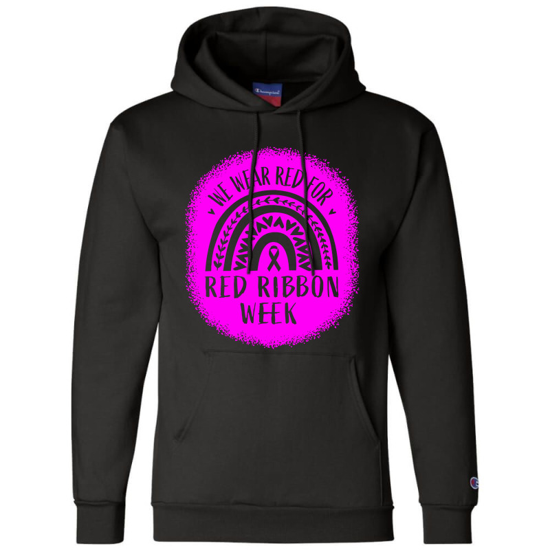 Red Ribbon Week Awareness Champion Hoodie | Artistshot