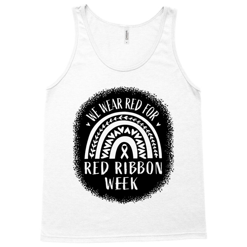 Red Ribbon Week Awareness Tank Top | Artistshot