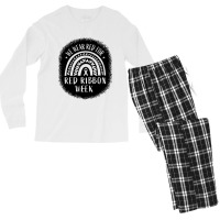 Red Ribbon Week Awareness Men's Long Sleeve Pajama Set | Artistshot