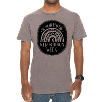 Red Ribbon Week Awareness Vintage T-shirt | Artistshot