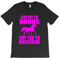 Red Yes To Unicorns Ribbon Week T-shirt | Artistshot