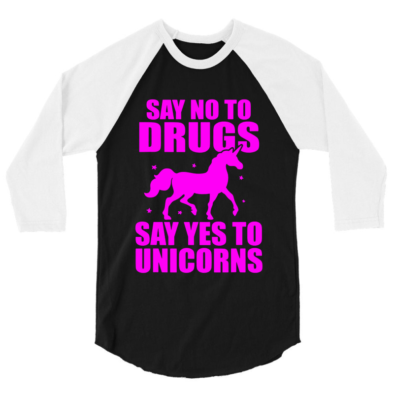 Red Yes To Unicorns Ribbon Week 3/4 Sleeve Shirt | Artistshot