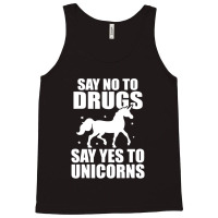 Red Yes To Unicorns Ribbon Week Tank Top | Artistshot