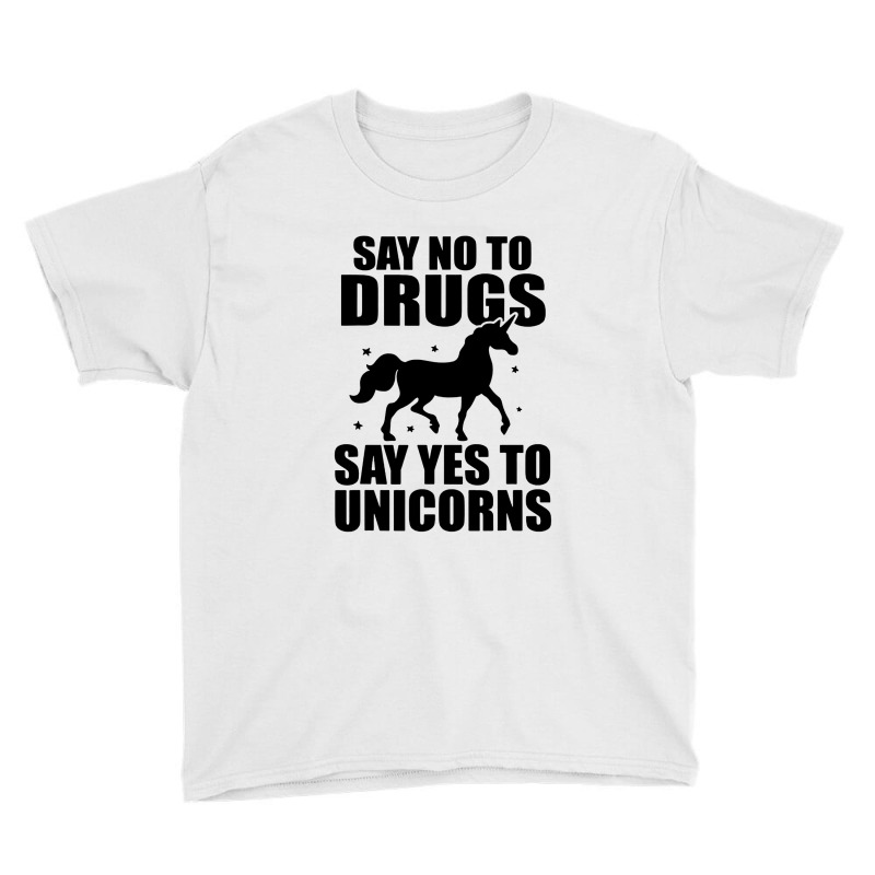 Red Yes To Unicorns Ribbon Week Youth Tee | Artistshot