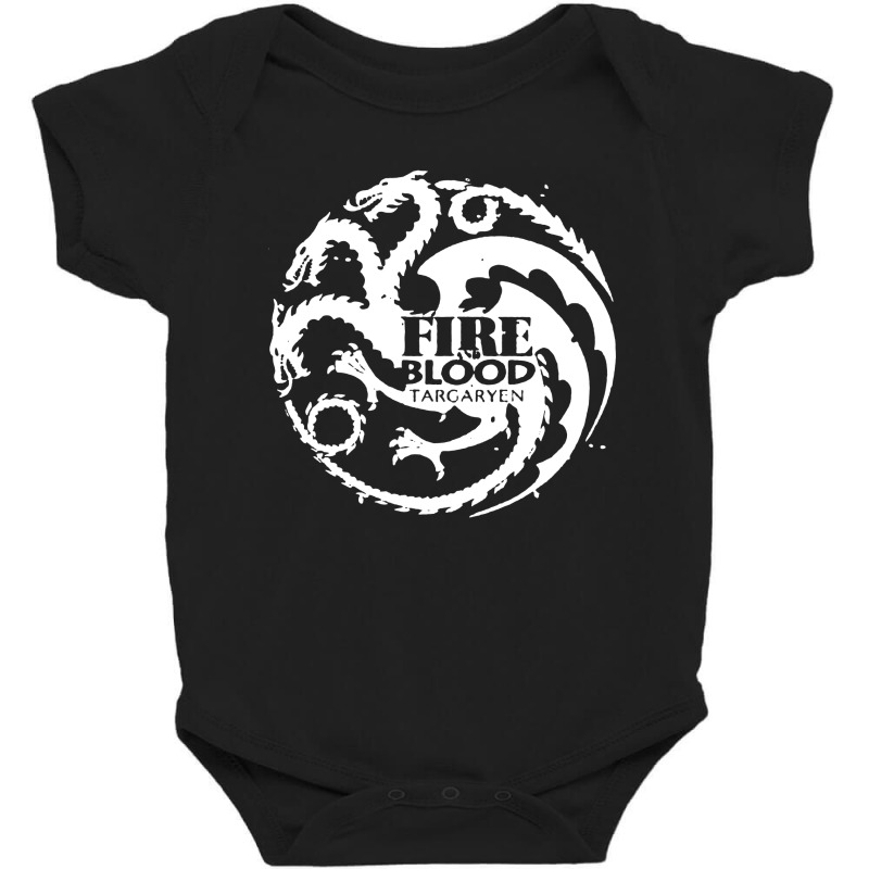 Fire And Blood Game Baby Bodysuit by jennifer Shop | Artistshot