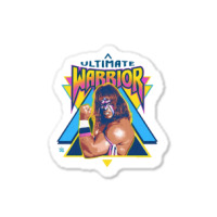 Flexing Ultimate Warrior Sticker | Artistshot