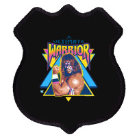 Flexing Ultimate Warrior Shield Patch | Artistshot