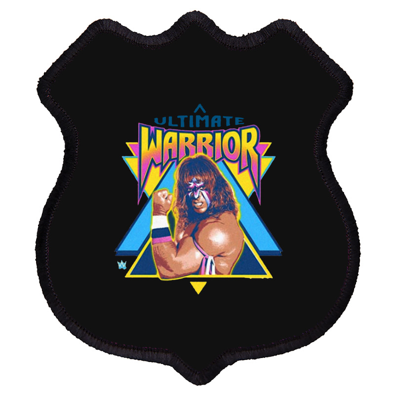 Flexing Ultimate Warrior Shield Patch | Artistshot