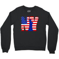 Vintage New York City Usa Flag Graphic Tees, New York City Crewneck Sweatshirt | Artistshot