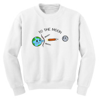 To The Moon Space Launch System Artemis Rocket Youth Sweatshirt | Artistshot