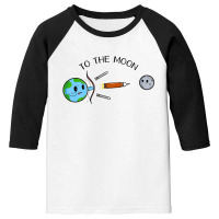 To The Moon Space Launch System Artemis Rocket Youth 3/4 Sleeve | Artistshot