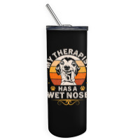 My Therapist Has A Wet Nose Italian Greyhound Dog Vintage Skinny Tumbler | Artistshot