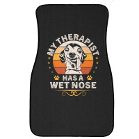 My Therapist Has A Wet Nose Italian Greyhound Dog Vintage Front Car Mat | Artistshot