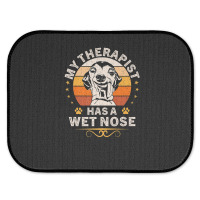 My Therapist Has A Wet Nose Italian Greyhound Dog Vintage Rear Car Mat | Artistshot