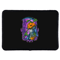 So Awesome Pumpkin Reaper Design Rectangle Patch | Artistshot