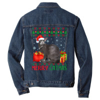 Merry Catmas Cat Ugly Christmas Oriental Cat Mom Dad T Shirt Men Denim Jacket | Artistshot