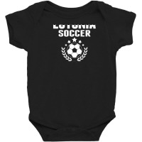 Proud Estonia Soccer Lovers Jersey - Estonian Football Fans Baby Bodysuit | Artistshot