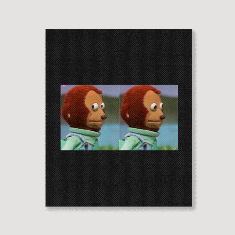 Awkward Look Monkey Puppet Canvas Print for Sale by Meme Economy