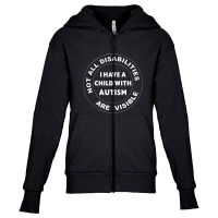 Not All Disabilities Are Visible,... Quote Youth Zipper Hoodie | Artistshot