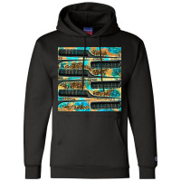 Hairdresser Parting Comb With Leopard And Glitter Seamless Pattern Bbs Champion Hoodie | Artistshot