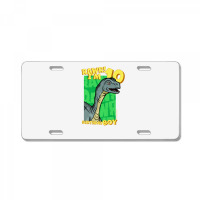 Rawr! I'm 10 Birthday Boys 10th Birthday Dino Mussaurus License Plate | Artistshot