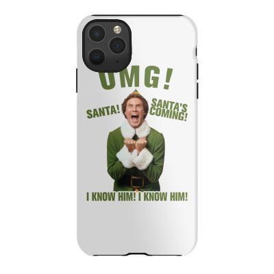 Omg Santa's Coming Elf Iphone 11 Pro Max Case Designed By Neset