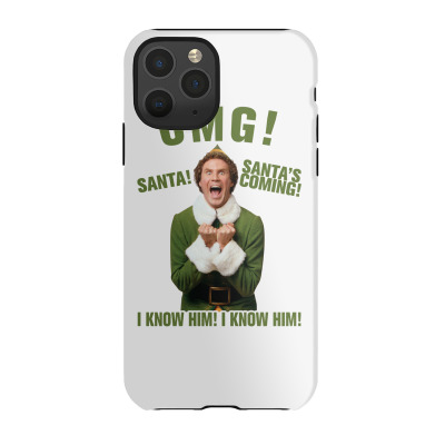 Omg Santa's Coming Elf Iphone 11 Pro Case Designed By Neset