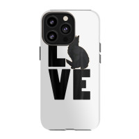 Love Black Cat Funny Pet Lover Men Dark Cat Iphone 13 Pro Case | Artistshot