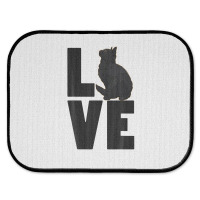 Love Black Cat Funny Pet Lover Men Dark Cat Rear Car Mat | Artistshot