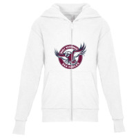 Manly Warringah Sea Eagle Youth Zipper Hoodie | Artistshot