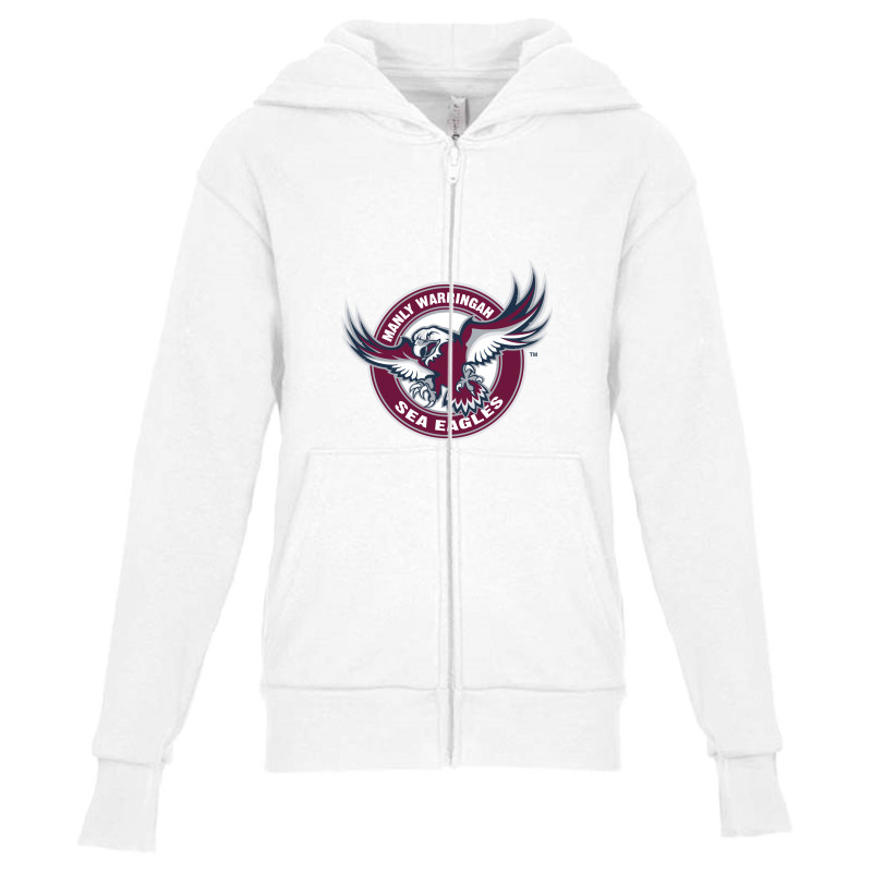 Manly Warringah Sea Eagle Youth Zipper Hoodie | Artistshot