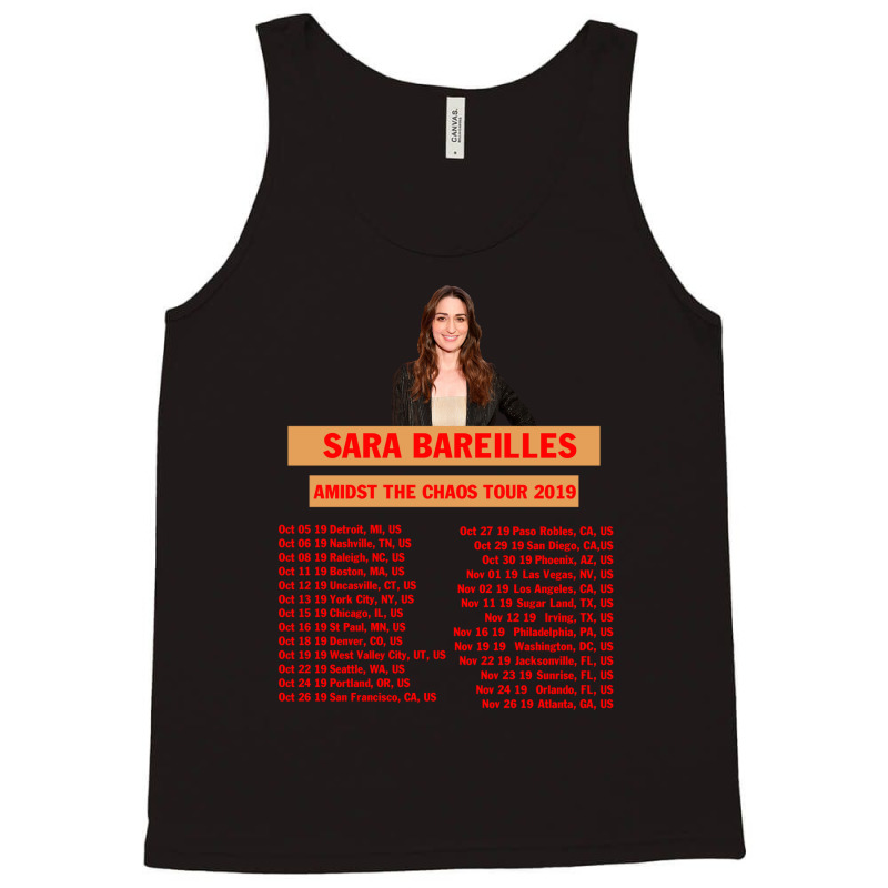 Sara Bareilles Tour 2019 Tank Top by cerajaxe880811rk | Artistshot