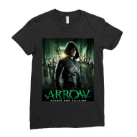 Heroes Arrow Final Cover Ladies Fitted T-shirt | Artistshot