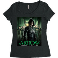 Heroes Arrow Final Cover Women's Triblend Scoop T-shirt | Artistshot